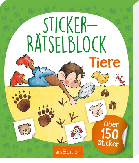 Sticker-R&auml;tselblock Tiere
