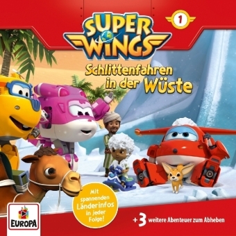 Super Wings - Schlittenfahren in der W&uuml;ste, 1 Audio-CD