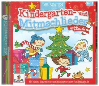 Die besten Kindergarten- und Mitmachlieder - Weihnachten. Vol.7, 1 Audio-CD