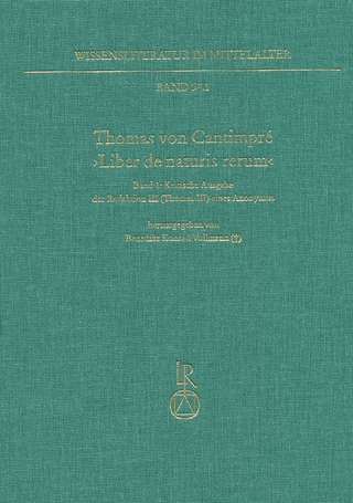 Thomas von Cantimpré ›Liber de naturis rerum‹