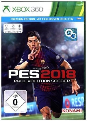 PES 2018, Pro Evolution Soccer, 1 Xbox360-Blu-ray Disc (Premium Edition)