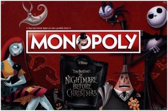 Monopoly Tim Burton's The Nightmare Before Christmas (Spiel) - Tim Burton, Walt Disney