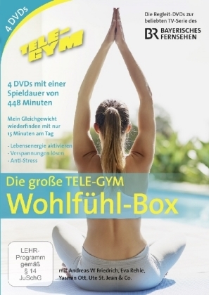 Die gro&szlig;e TELE-GYM Wohlf&uuml;hl-Box, 4 DVD