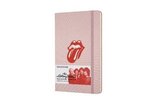 Moleskine Notizbuch - Rolling Stones L/A5, Liniert, Hard Cover, Pink