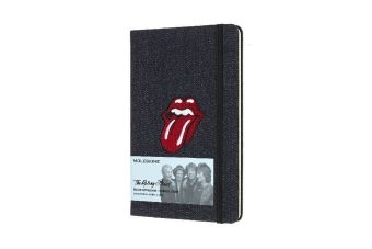 Moleskine Notizbuch - Rolling Stones L/A5, Liniert, Hard Cover, Denim