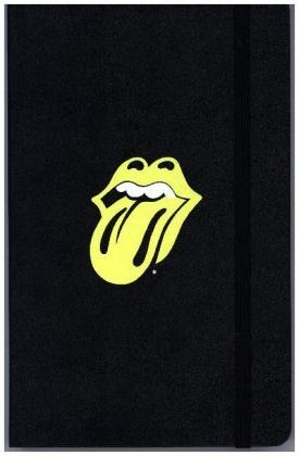 Moleskine Notizbuch - Rolling Stones L/A5, Liniert, Hard Cover, Schwarz