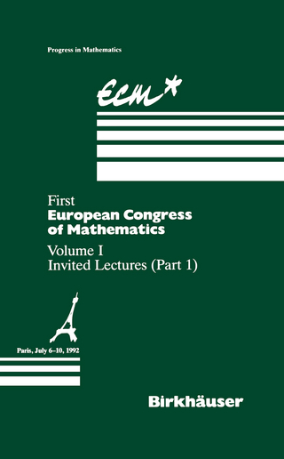 First European Congress of Mathematics Paris, July 6–10, 1992