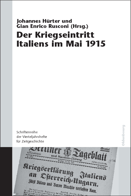 Der Kriegseintritt Italiens im Mai 1915 - 