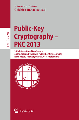 Public-Key Cryptography -- PKC 2013