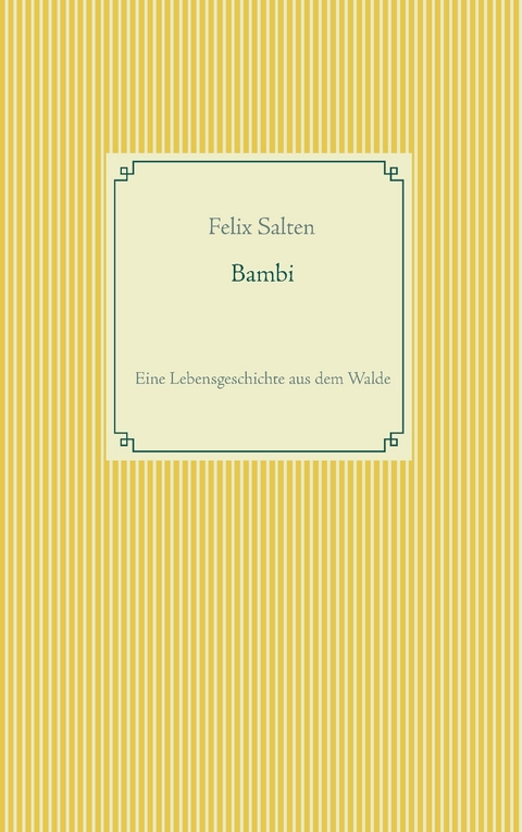 Bambi - Felix Salten
