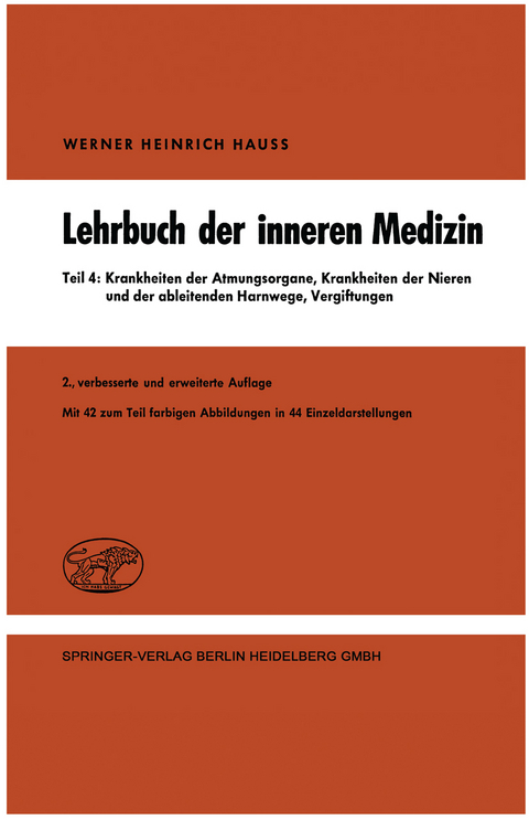 Lehrbuch der inneren Medizin in vier Teilen - W.H. Hauss
