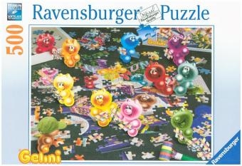 Gelini beim Puzzlen (Puzzle)