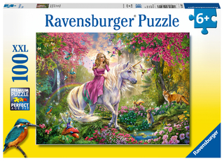 Ravensburger Kinderpuzzle - 10641 Magischer Ausritt - Fantasy-Puzzle für Kinder ab 6 Jahren, mit 100 Teilen im XXL-Format