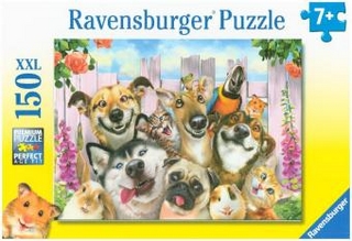 Lustiges Tierselfie (Kinderpuzzle)