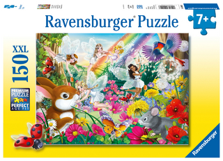 Ravensburger Kinderpuzzle - 10044 Schöner Feenwald - Feen-Puzzle für Kinder ab 7 Jahren, mit 150 Teilen im XXL-Format