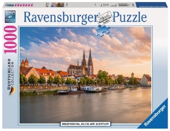 Regensburg, Blick auf die Altstadt (Puzzle)