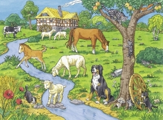 Liebste Bauernhoftiere (Kinderpuzzle)