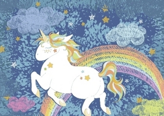 Glückliches Einhorn (Puzzle)