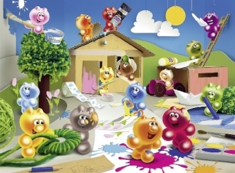 Gelini, Fr&ouml;hliche Bastelrunde (Kinderpuzzle)