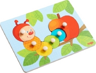 Greifpuzzle Raupe Mina (Kinderpuzzle)