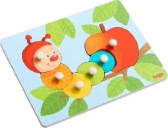 Greifpuzzle Raupe Mina (Kinderpuzzle)