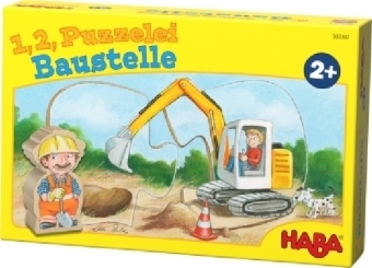 1, 2, Puzzelei - Baustelle (Kinderpuzzle)