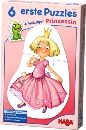 6 erste Puzzles - Prinzessin (Kinderpuzzle)