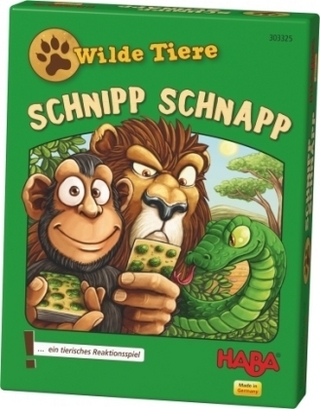 Wilde Tiere - Schnipp Schnapp (Kinderspiel)