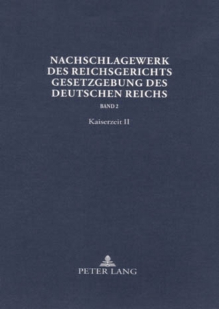 Nachschlagewerk des Reichsgerichts – Gesetzgebung des Deutschen Reichs