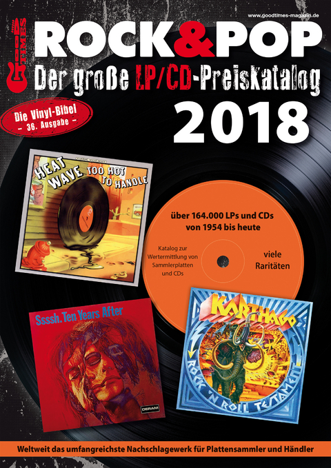 Der gro&szlig;e Rock & Pop LP/CD Preiskatalog 2018 - Martin Reichold