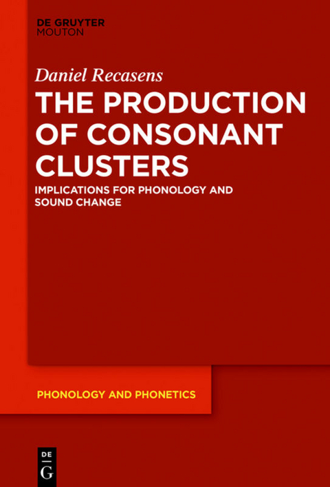The Production of Consonant Clusters - Daniel Recasens