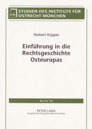 Einführung in die Rechtsgeschichte Osteuropas