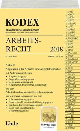 KODEX Arbeitsrecht 2018