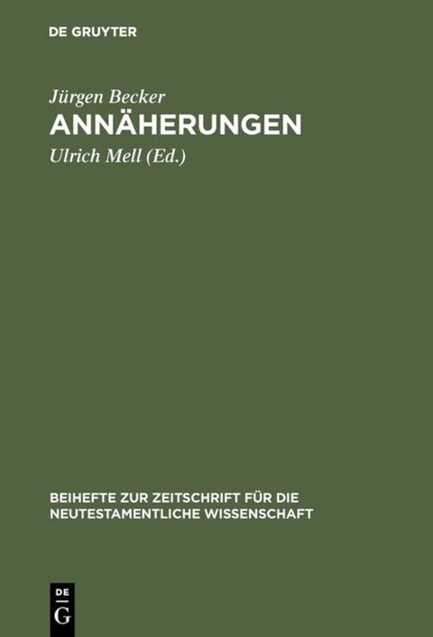Ann&auml;herungen - J&uuml;rgen Becker