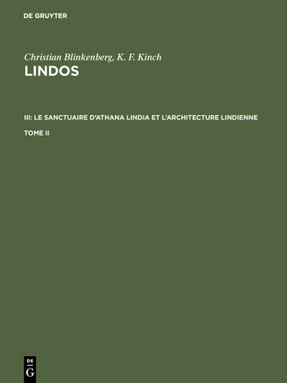 Lindos. III: Le sanctuaire d'Athana Lindia et l'architecture lindienne. Tome II