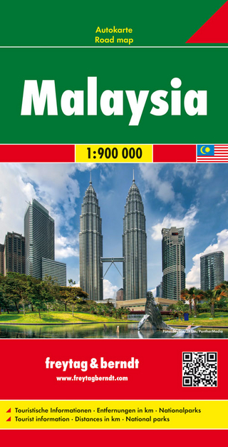 Malaysia, Autokarte 1:900.000, freytag & berndt