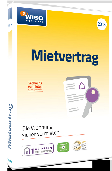 WISO Mietvertrag 2018, 1 CD-ROM