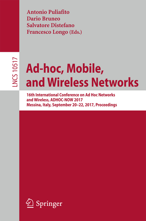 Ad-hoc, Mobile, and Wireless Networks - 