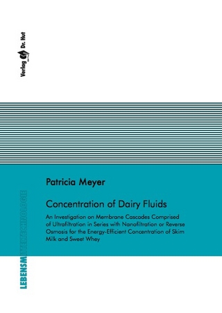 Concentration of Dairy Fluids - An Investigation on Membrane Cascades Comprised of Ultrafiltration in Series with Nanofiltration or Reverse Osmosis for the Energy-Efficient Concentration of Skim Milk and Sweet Whey