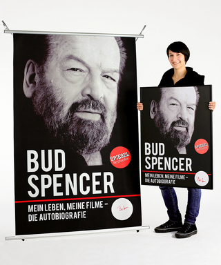 BUD SPENCER - DER RIESIGE HANDSIGNIERTE KUNSTDRUCK