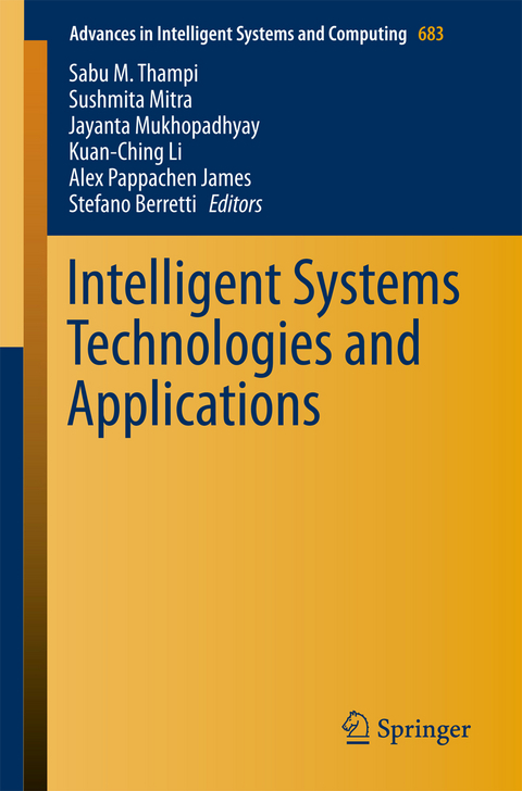 Intelligent Systems Technologies and Applications - 