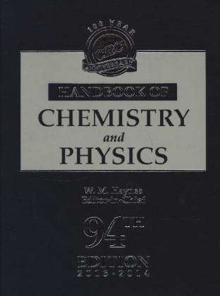 CRC Handbook of Chemistry and Physics, 94th Edition - 