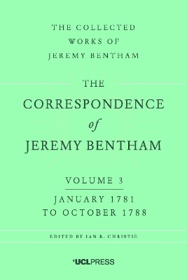 The Correspondence of Jeremy Bentham, Volume 3