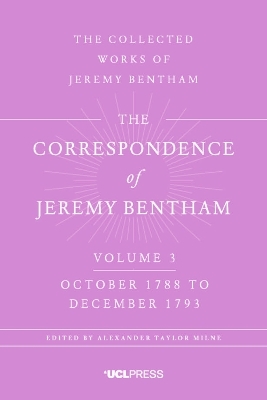 The Correspondence of Jeremy Bentham, Volume 4 - Jeremy Bentham