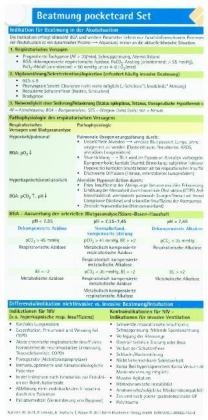 Beatmung pocketcard Set - Martin Gro&szlig;, Thomas Weber, Nicole Seyfarth, Pia Lebiedz