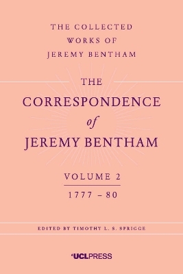 The Correspondence of Jeremy Bentham, Volume 2 - Jeremy Bentham