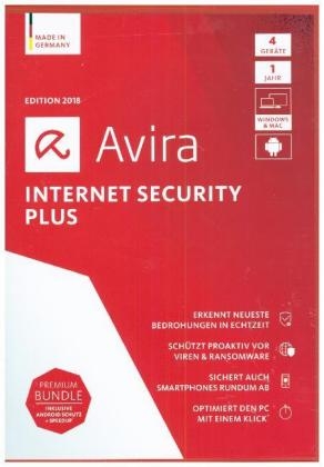 Avira Internet Security Plus 2018 - 4 Ger&auml;te, 1 DVD-ROM
