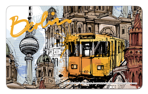 Frühstücksbrettchen Berlin Grafik - 
