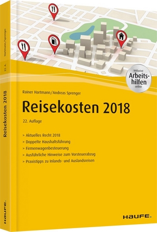 Reisekosten 2018 - inkl. Arbeitshilfen online