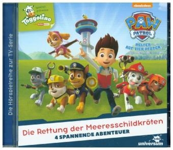 Paw Patrol - die Rettung der Meeresschildkr&ouml;ten, 1 Audio-CD